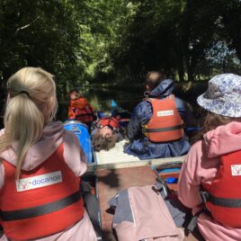 Family Bellboat Picnic on the Montgomery Canal