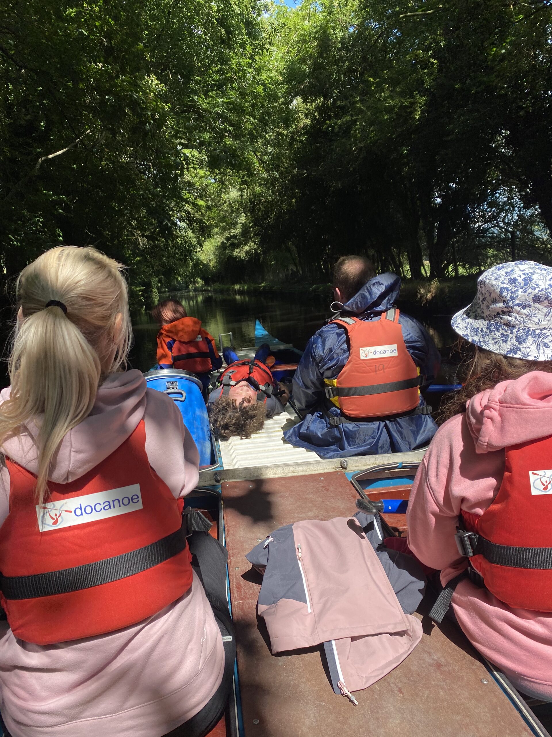 Family Bellboat Picnic on the Montgomery Canal